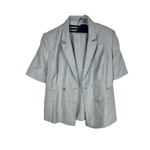 Vintage EMILY WOMENS 2 piece Skirt Set Size 14 Lining color Sky Blue & White